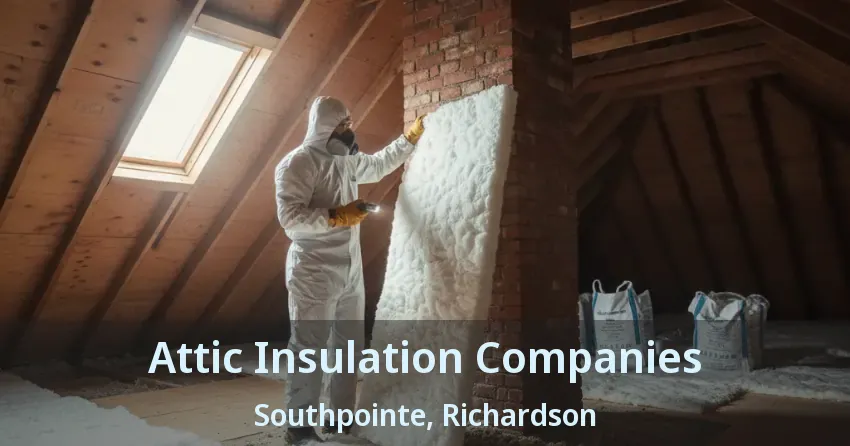 Attic Insulation Companies Southpointe, Richardson - TX