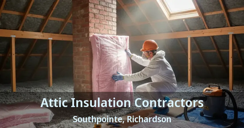 Attic Insulation Contractors Southpointe, Richardson - TX