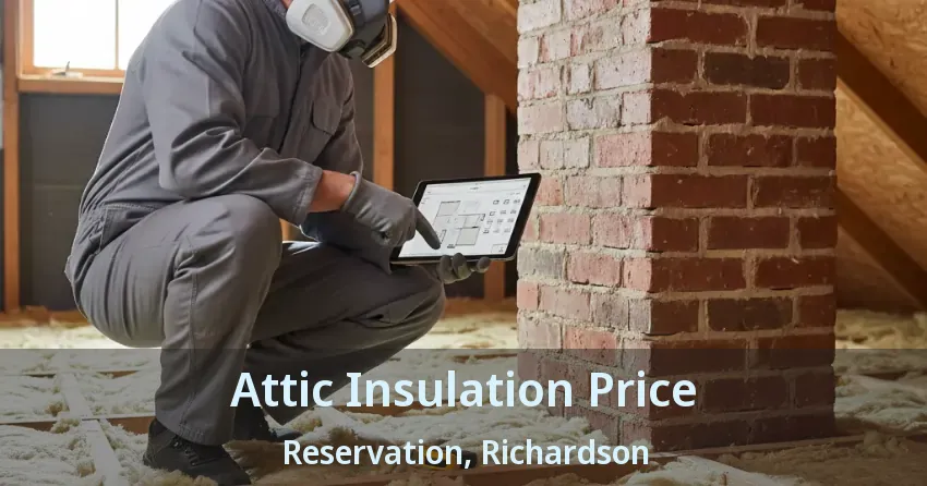 Attic Insulation Price Reservation, Richardson - TX Attic Insulation Price Reservation, Richardson - TX