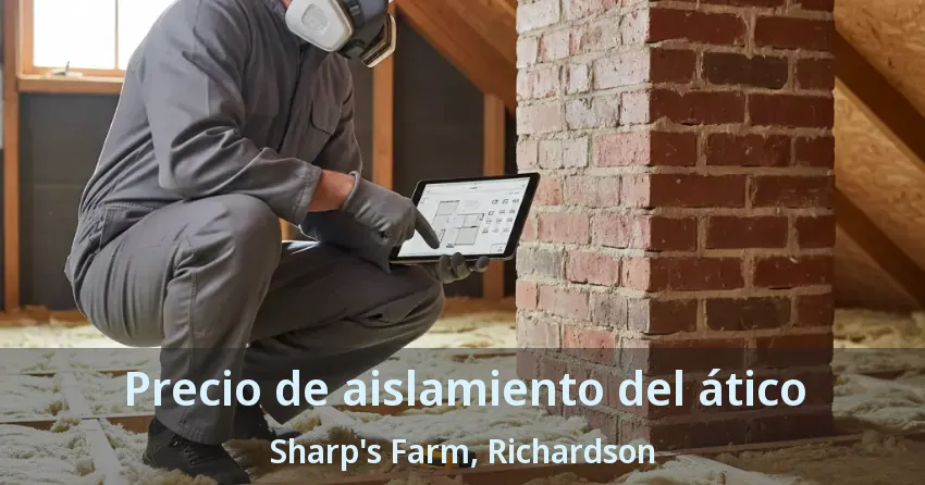 Precio de aislamiento del ático Sharp's Farm, Richardson - TX