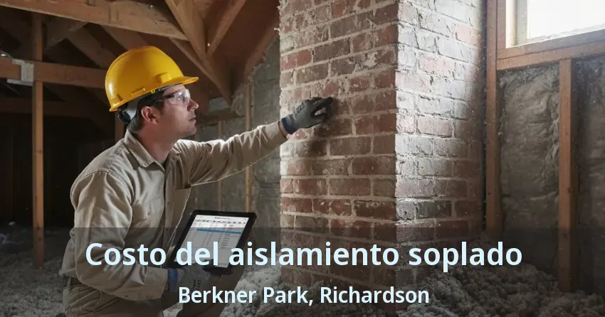Costo del aislamiento soplado Berkner Park, Richardson - TX