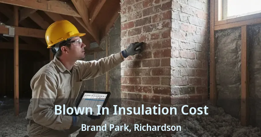 Blown In Insulation Cost Brand Park, Richardson - TX