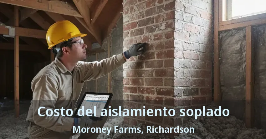 Costo del aislamiento soplado Moroney Farms, Richardson - TX