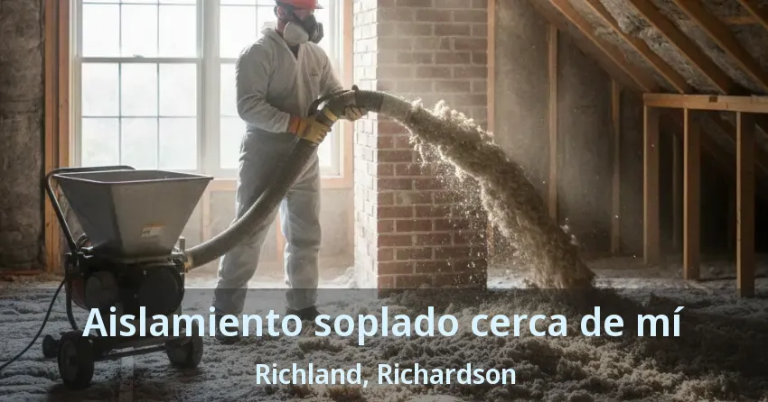 Aislamiento soplado cerca de mí Richland, Richardson - TX