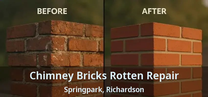 Chimney Bricks Rotten Repair Springpark, Richardson - TX