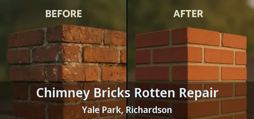 Chimney Bricks Rotten Repair Yale Park, Richardson - TX