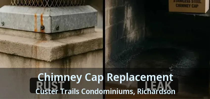 Chimney Cap Replacement Custer Trails Condominiums, Richardson - TX