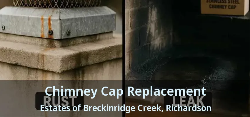 Chimney Cap Replacement Estates of Breckinridge Creek, Richardson - TX