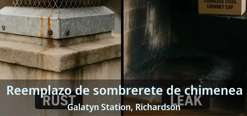 Reemplazo de sombrerete de chimenea Galatyn Station, Richardson - TX