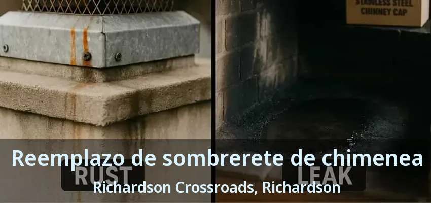 Reemplazo de sombrerete de chimenea Richardson Crossroads, Richardson - TX