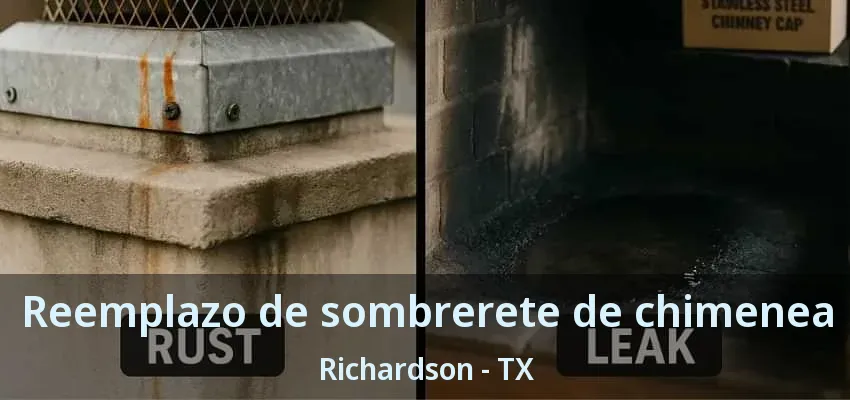 Reemplazo de sombrerete de chimenea Richardson - TX Reemplazo de sombrerete de chimenea Richardson - TX