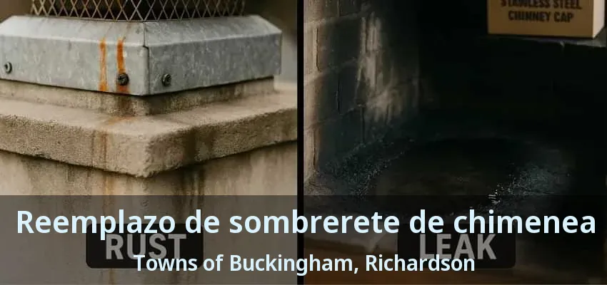 Reemplazo de sombrerete de chimenea Towns of Buckingham, Richardson - TX Reemplazo de sombrerete de chimenea Towns of Buckingham, Richardson - TX