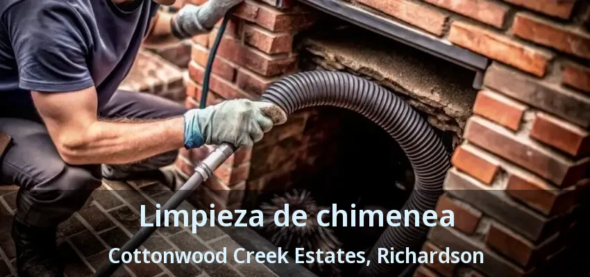 Limpieza de chimenea Cottonwood Creek Estates, Richardson - TX