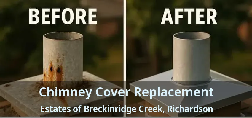 Chimney Cover Replacement Estates of Breckinridge Creek, Richardson - TX