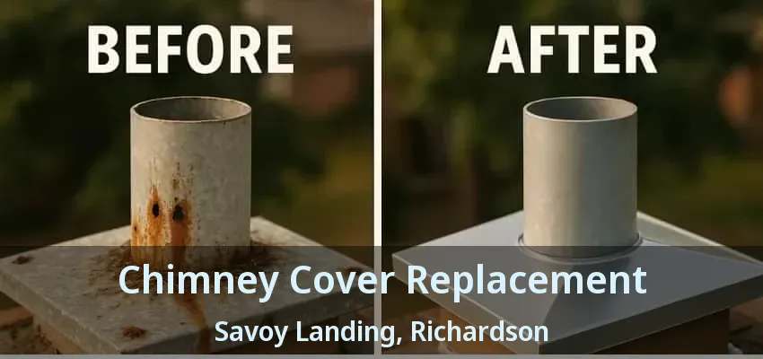 Chimney Cover Replacement Savoy Landing, Richardson - TX