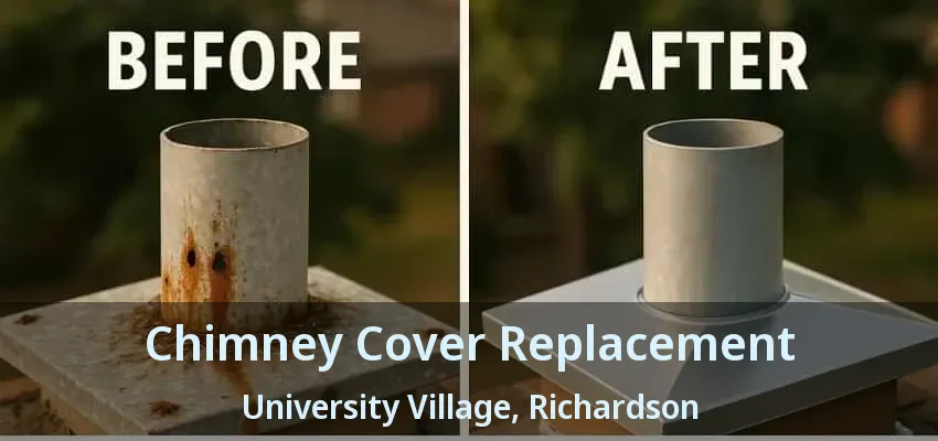 Chimney Cover Replacement University Village, Richardson - TX