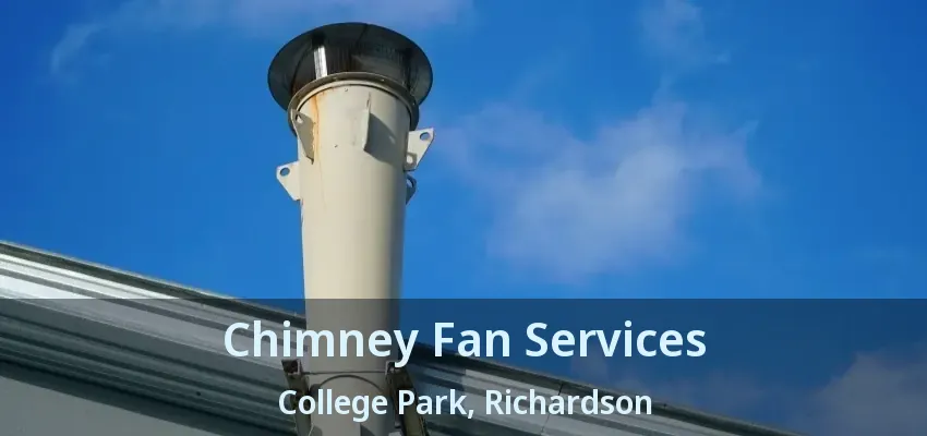 Chimney Fan Services College Park, Richardson - TX