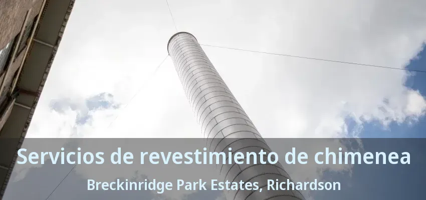 Servicios de revestimiento de chimenea Breckinridge Park Estates, Richardson - TX