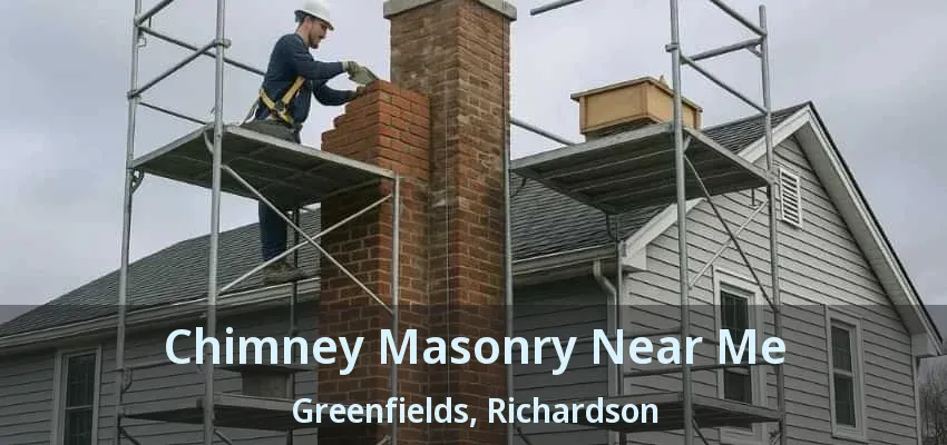 Chimney Masonry Near Me Greenfields, Richardson - TX