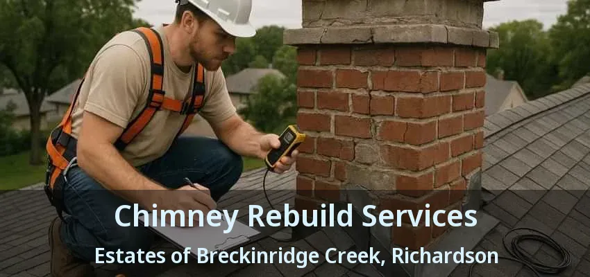 Chimney Rebuild Services Estates of Breckinridge Creek, Richardson - TX