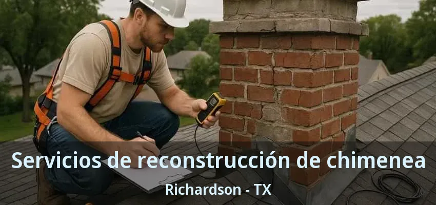 Servicios de reconstrucción de chimenea Richardson - TX