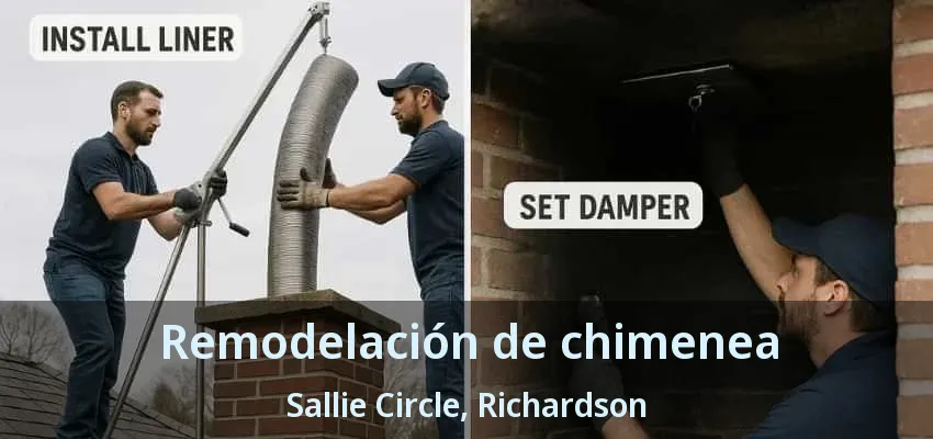 Remodelación de chimenea Sallie Circle, Richardson - TX