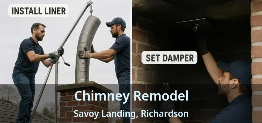Chimney Remodel Savoy Landing, Richardson - TX