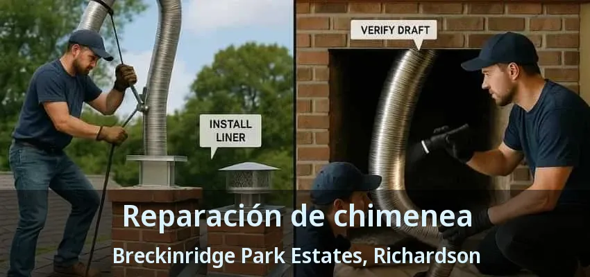 Reparación de chimenea Breckinridge Park Estates, Richardson - TX