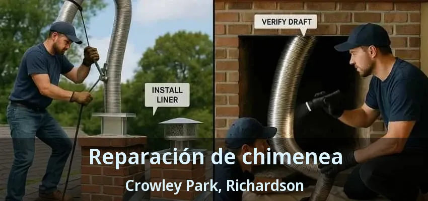 Reparación de chimenea Crowley Park, Richardson - TX