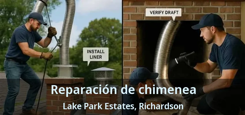 Reparación de chimenea Lake Park Estates, Richardson - TX