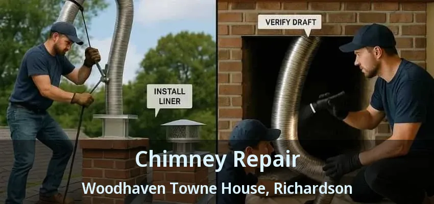 Chimney Repair Woodhaven Towne House, Richardson - TX