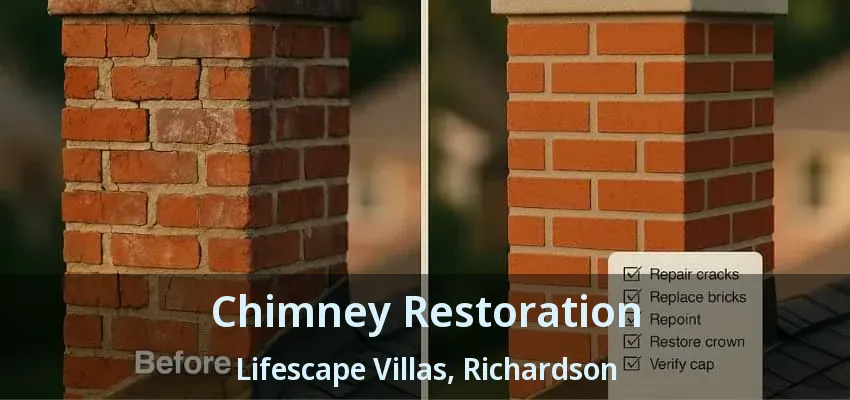 Chimney Restoration Lifescape Villas, Richardson - TX