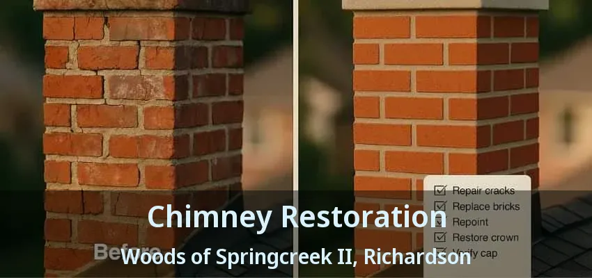 Chimney Restoration Woods of Springcreek II, Richardson - TX