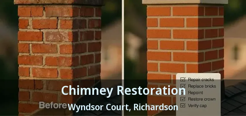Chimney Restoration Wyndsor Court, Richardson - TX