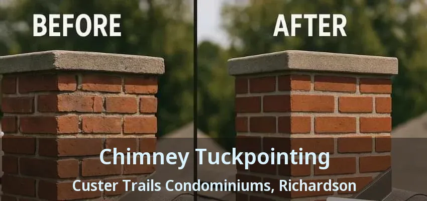 Chimney Tuckpointing Custer Trails Condominiums, Richardson - TX