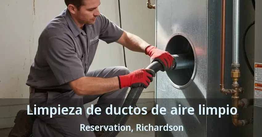 Limpieza de ductos de aire limpio Reservation, Richardson - TX