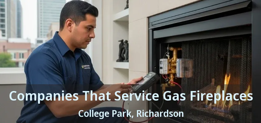 Companies That Service Gas Fireplaces College Park, Richardson - TX