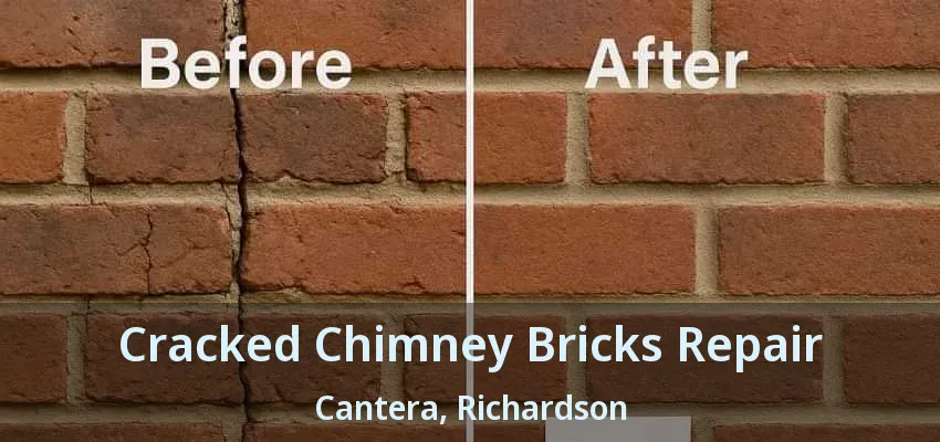Cracked Chimney Bricks Repair Cantera, Richardson - TX