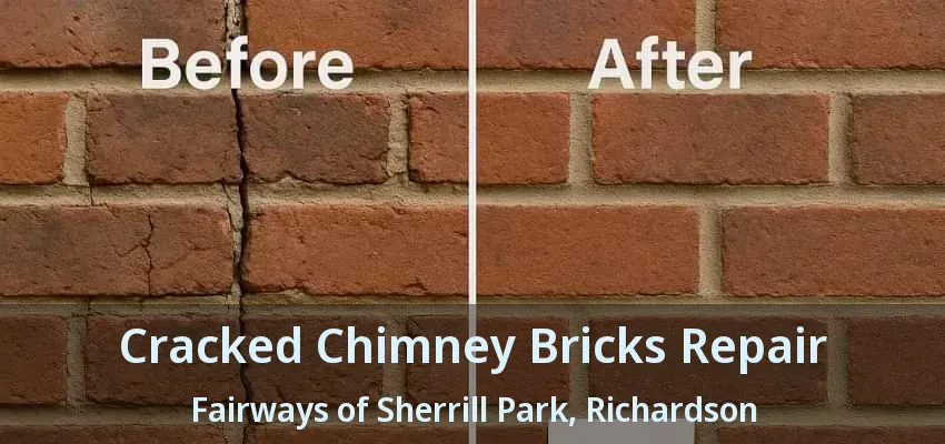 Cracked Chimney Bricks Repair Fairways of Sherrill Park, Richardson - TX