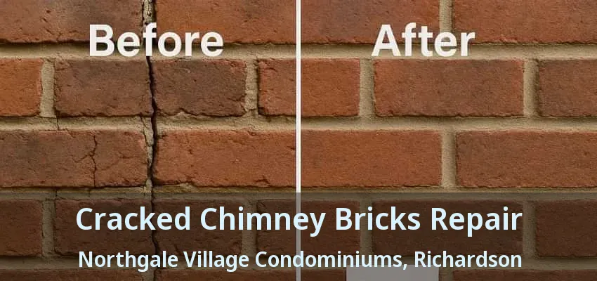 Cracked Chimney Bricks Repair Northgale Village Condominiums, Richardson - TX