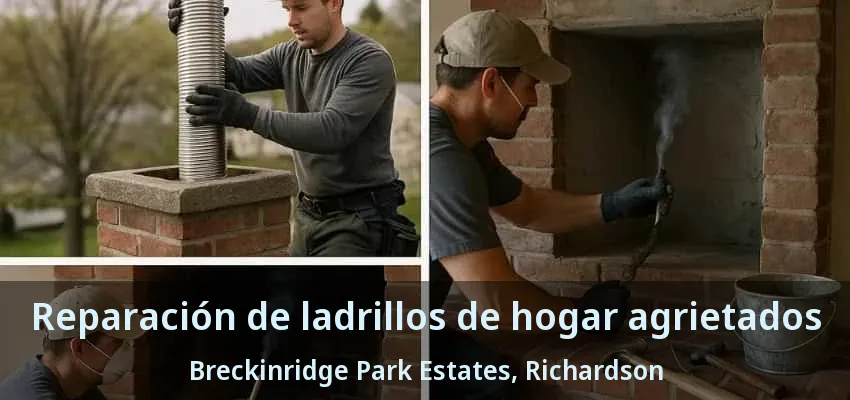 Reparación de ladrillos de hogar agrietados Breckinridge Park Estates, Richardson - TX