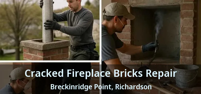 Cracked Fireplace Bricks Repair Breckinridge Point, Richardson - TX