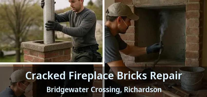 Cracked Fireplace Bricks Repair Bridgewater Crossing, Richardson - TX