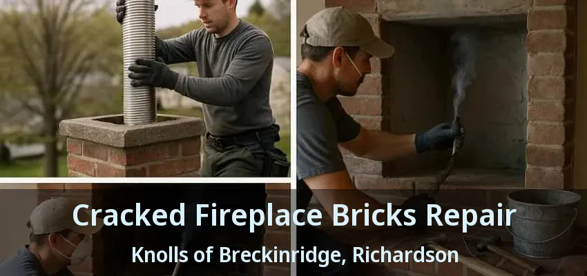 Cracked Fireplace Bricks Repair Knolls of Breckinridge, Richardson - TX