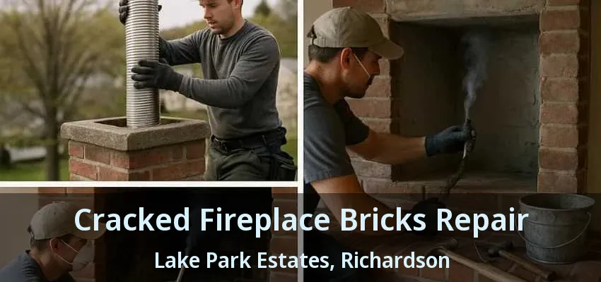 Cracked Fireplace Bricks Repair Lake Park Estates, Richardson - TX