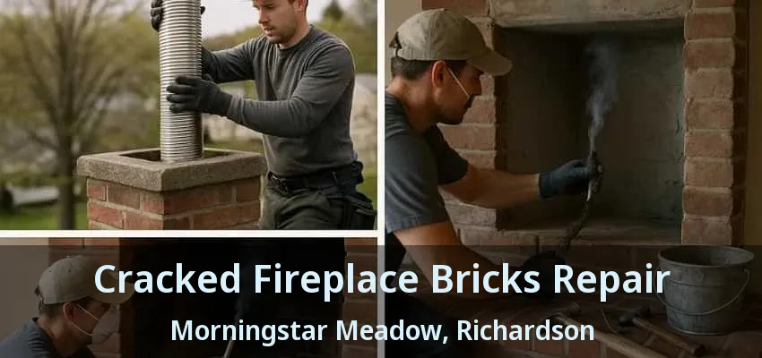 Cracked Fireplace Bricks Repair Morningstar Meadow, Richardson - TX