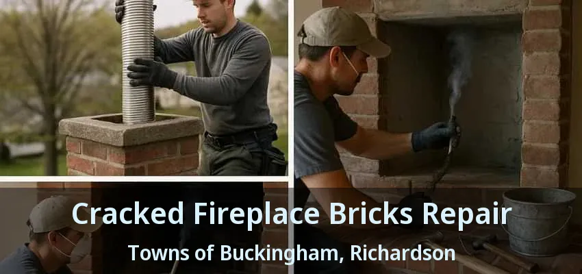 Cracked Fireplace Bricks Repair Towns of Buckingham, Richardson - TX