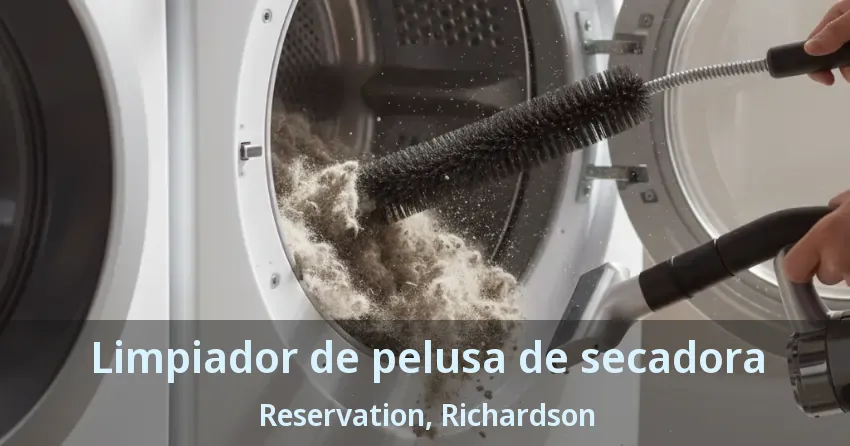 Limpiador de pelusa de secadora Reservation, Richardson - TX