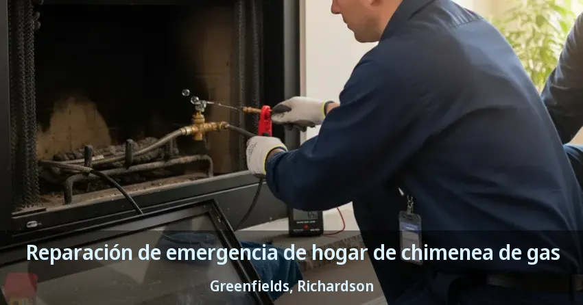 Reparación de emergencia de hogar de chimenea de gas Greenfields, Richardson - TX Reparación de emergencia de hogar de chimenea de gas Greenfields, Richardson - TX