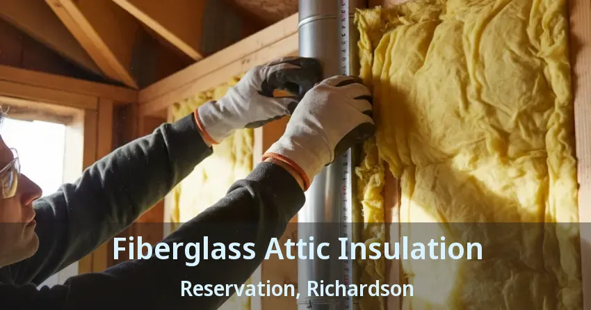 Fiberglass Attic Insulation Reservation, Richardson - TX